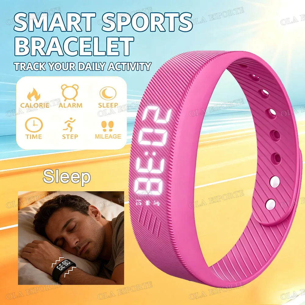 Wayke Vibrating Alarm Wristband, Silent Wake-Up Bracelet, USB Rechargeable