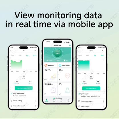 Wayke Smart Ring Sleep Tracker for Men and Women, Connects with iOS and Android