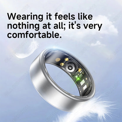 Wayke Smart Ring Sleep Tracker for Men and Women, Connects with iOS and Android