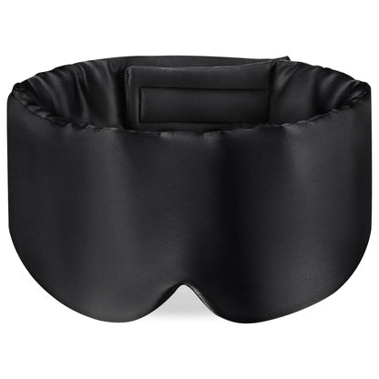 Wayke Mulberry Silk Sleep Mask, Blackout Padded Eye Mask for Sleep and Travel