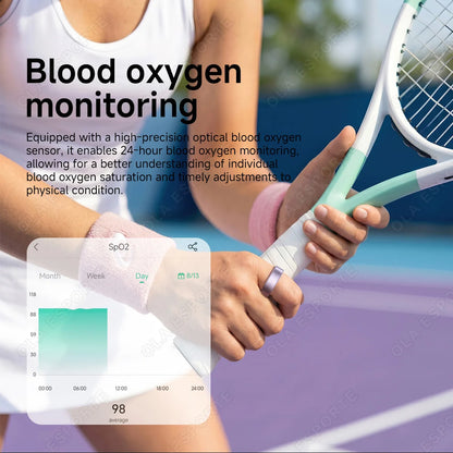 Wayke Smart Ring Sleep Tracker for Men and Women, Connects with iOS and Android