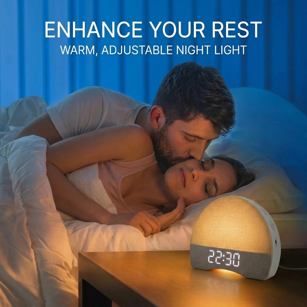 Wayke Sunrise Alarm Clock, Wake-Up Light with 30 Sounds and Night Light