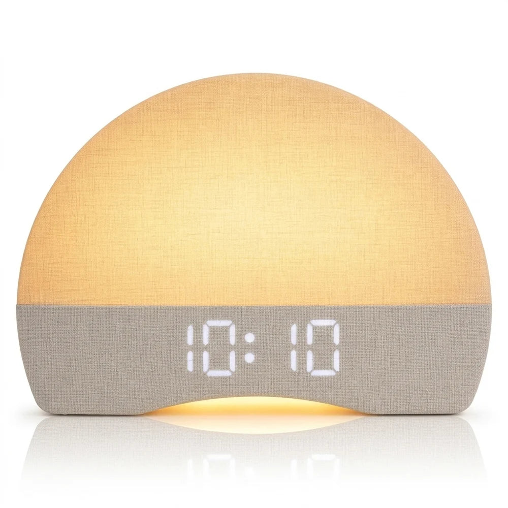 Wayke Sunrise Alarm Clock, Wake-Up Light with 30 Sounds and Night Light