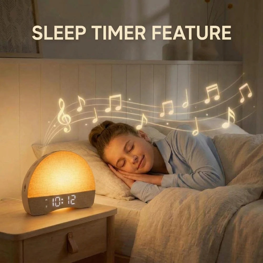 Wayke Sunrise Alarm Clock, Wake-Up Light with 30 Sounds and Night Light