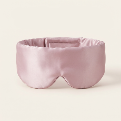 Wayke Mulberry Silk Sleep Mask, Blackout Padded Eye Mask for Sleep and Travel