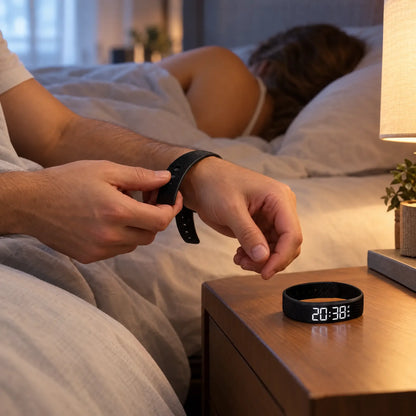 Wayke Vibrating Alarm Wristband, Silent Wake-Up Bracelet, USB Rechargeable